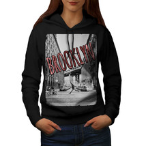 Brooklyn Vintage Fashion Sweatshirt Hoody New Yorker Women Hoodie - £17.52 GBP