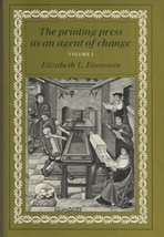 The Printing Press as an Agent of Change: Volume I: Communications and c... - £298.49 GBP