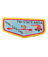 Boy Scout OA 457 Thal-Coo-Zyo Lodge Flap Tri-State Area Council Patch - $4.90