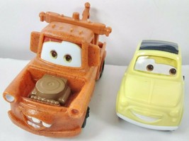 2 McDonalds Disney Pixar Cars Happy Meal Toys: Tow Mater Truck, Luigi Car - £4.71 GBP