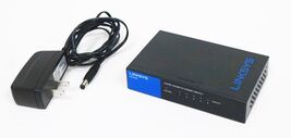 Linksys SE3005 5 Port Gigabit Ethernet Switch - Black/Blue  - $9.99
