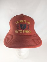 The North Face Snapback Hat Orange Adult Unisex Tested and Proven Bear H... - $16.99