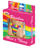 RAINBOW THONG  HOTT PRODUCTS ONE SIZE 28-40&quot; - $319.62 MXN