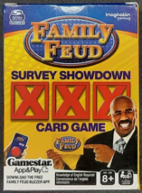 Family Feud Card Game -  Survey Showdown 3+ Players Age 8+ Travel size - £8.49 GBP