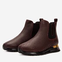 The Panther Burgundy Leather Men Chelsea Boot image 2