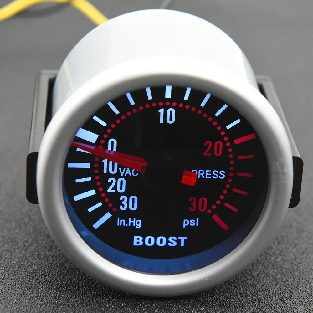 2&quot;52mm Smoke Len PSI/BAR Turbo Boost Gauge Meter Water/Oil Temp Meter Tachometer - £6.81 GBP+