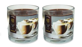 Sonoma Merry Mocha Latte Scented Candle 14 oz- Coffee, Mocha & Cream-  Lot of 2 - $34.50