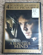 A Beautiful Mind (DVD 2001) Widescreen Russell Crowe NEW SEALED Ships FR... - $6.52