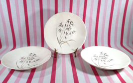 Mid Century Edwin Knowles China Co 3pc Wild Oats Pattern 8&quot; Serving Bowls - £15.50 GBP