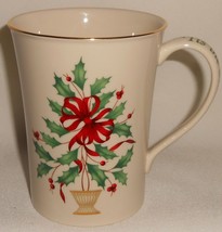 Lenox HOLIDAY PATTERN Tis The Season HANDLED 14 oz MUG - £15.81 GBP