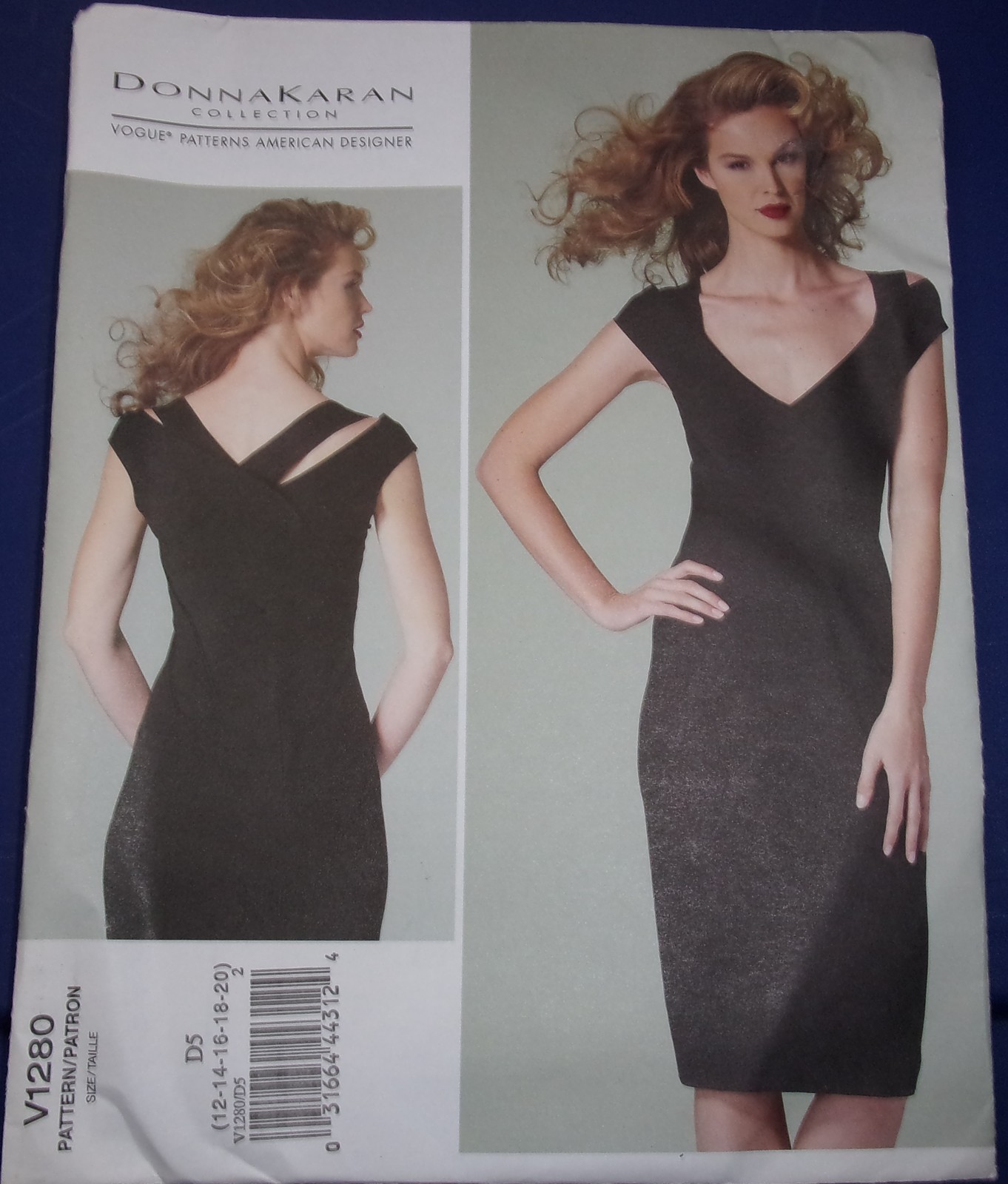 Vogue Misses Dress Size 12-20 #V1280 Uncut - £5.58 GBP