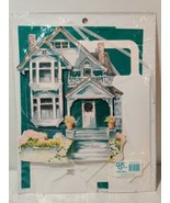 Vintage Gift Box Bag Janette Jones Watercolors Made in USA NEW Farmhouse  - £13.41 GBP