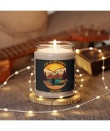 9oz Scented Soy Candle with Adventurous &quot;Not All Who Wander are Lost&quot; Quote - £21.22 GBP