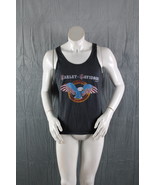 Vintage Graphic Tank - Harley Davidson American Flag Eagle - Men&#39;s Medium - $171.43 CAD