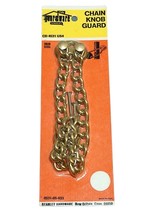 Stanley Solid Steel Chain Knob Guard Door Lock Brass Finish Vintage Quality NEW - £6.17 GBP