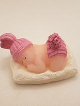 Baby Candle / Keepsake Topper For your Shower 2-1/2&quot;X2&quot; USA Seller - £3.88 GBP