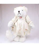 Vintage Teddy Bear Non Jointed Dressed Victorian Style 16&quot; Rare Teddy Tr... - €10,65 EUR