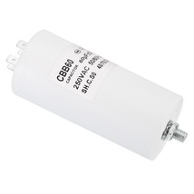 Patikil 60Uf Cbb60 Run Capacitor,Ac 250V 4 Pins 50/60Hz Cylinder Bottom ... - $38.92