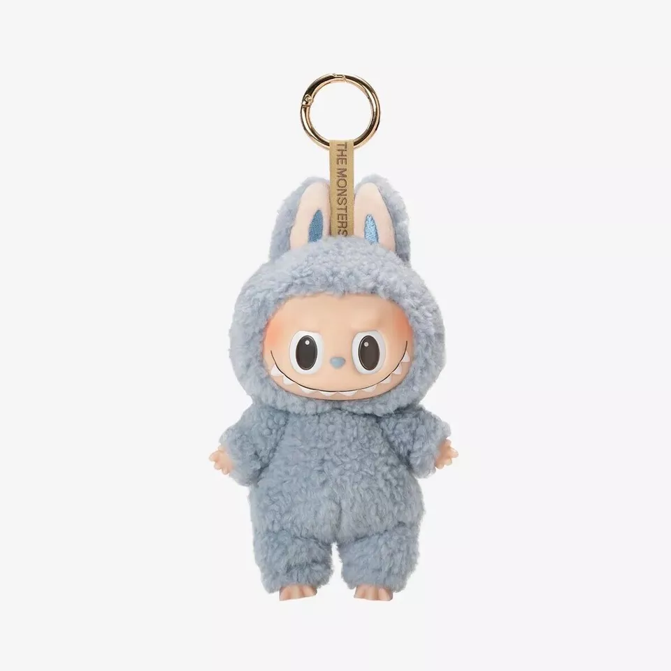 POP MART LABUBU The Monsters Exciting Macaron Pendant Plush Sealed Bag Sea Salt - $48.88