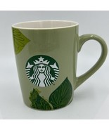 Starbucks Coffee Mug 2021 Green Leaf Mermaid 10 Fl Oz 4in Cup - £10.30 GBP