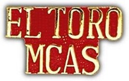 El Toro Marine Corps Mcas Usmc Script Pin - £15.17 GBP
