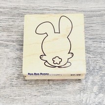Stampabilities Bye Bye Bunny D1156 Wood Mounted Rubber Stamp 2008 - $5.00