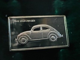 Franklin Mint Silver Bar Mini Ingot 1975 Centennial Car Classic 1935 Volkswagen - £13.29 GBP