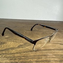 CARRERA Eyeglasses Silver Black FRAMES ONLY Tortoise  54 17 7V3 138v 4in... - $17.97