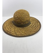 Gold Coast Rush Trim Woven Visor One Size - Natural - $310.83 MXN