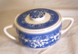 Willow Blue Sugar Bowl with Lid - $16.82