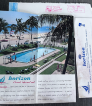 Horizon Motor Hotel and Apartments Fort Lauderdale FL brochure and rates... - £13.68 GBP