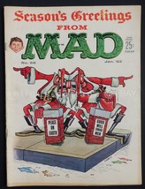 1962 Jan #68 Mad Magazine Adult Humor Season&#39;s Greetings Original Print - £19.43 GBP