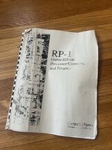 Digitech RP-1 Manual Book Only - $26.20