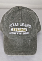 Cap. Cayman Islands British West Indies Hat. Green. Adjustable. - $12.62