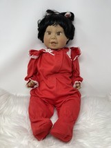 Vintage 87’ Lee Middleton SIGNED Original Doll Forget Me Not Face W/ Box &amp; COA - $89.99