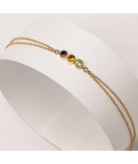 Birthstone Bracelet for Mom-Custom Birthstone Bracelet-Birthstone Jewelry - $365.46 CAD