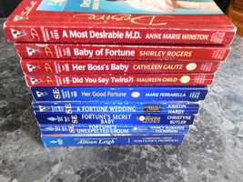 Harlequin Silhouette Fortunes of Texas Series lot of 9 Assorted Authors PB - £14.50 GBP