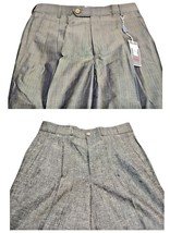 Pantalones Hombre Verano Deportes Luz Clásicos Marrón Dart Made IN Italy Nuevo - £49.62 GBP
