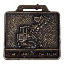 Vtg CAT Caterpillar 943 Loader Watch Fob Construction Machinery Themed K... - $23.23