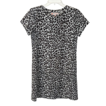 Womens Size XS Jude Connally Brown White Ella Dress in Classic Leopard Print - £32.81 GBP