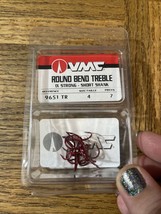 VMC Round Bend Treble Hook Size 4 - $7.87