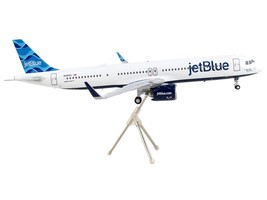 Airbus A321neo Commercial Aircraft &quot;JetBlue Airways&quot; White with Blue Tai... - $120.64