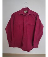 Cabela&#39;s Deerskin Soft Chamois Men&#39;s Size L Long Sleeve Shirt OUTDOORS S... - £14.60 GBP