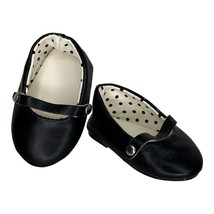 Black Flats Shoes made for 18 inch American Girl Doll Clothes - $7.91