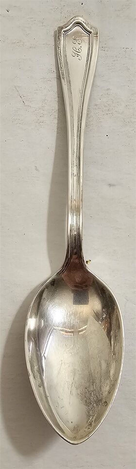Vintage Signed Sterling Silver 5 3/4" Teaspoon Monogrammed - $28.71