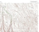 Rathbun Ranch Quadrangle Wyoming 1957 USGS Topo Map 7.5 Minute Topographic - $23.99