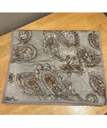Chaps Home Ralph Lauren Cold Spring Paisley Gray Gold King Sham - €16,99 EUR