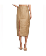 Antonio Melani The Style Bungalow Manana Raffia Midi Pencil Skirt, 12, T... - $135.40 CAD