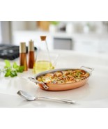 New All-Clad C2 Copper 12&quot; Oval Au Gratin with All-Clad 9&quot; Serving Spoon... - £133.77 GBP