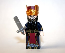 Ancient Eastern Chinese King Building Minifigure Bricks US - £7.13 GBP